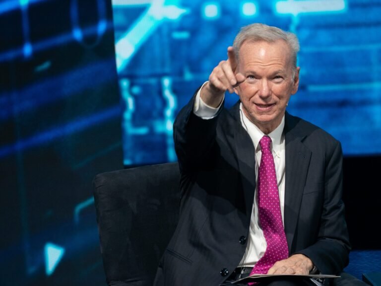 Ex-Google CEO Eric Schmidt broke down how he sees AI agents changing C-suite jobs