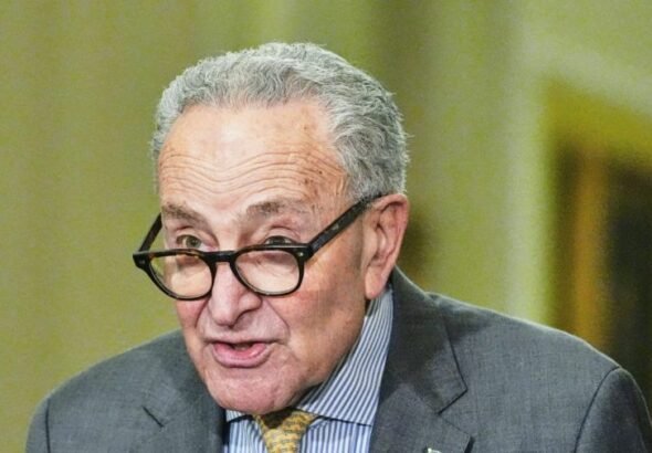 Schumer alleges illegal coordination between Trump, PAC on ads