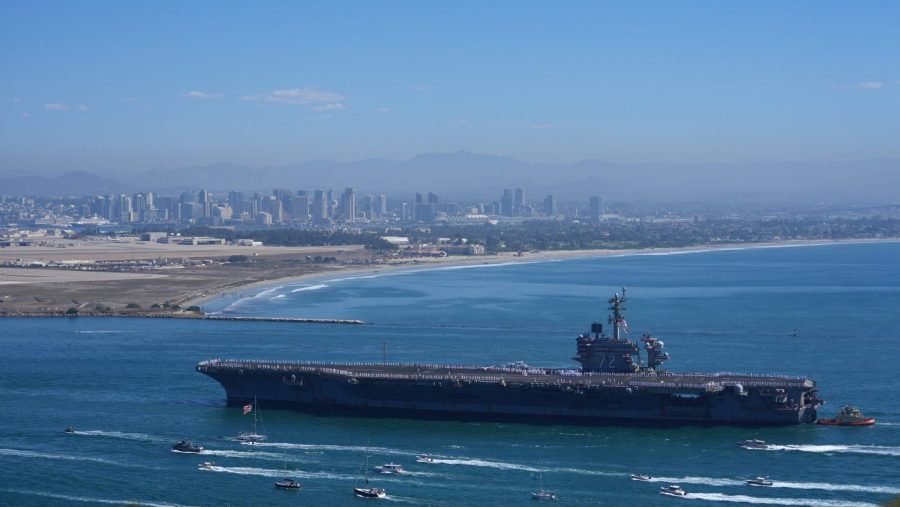 USS Abraham Lincoln docks in San Diego after grueling deployment 
