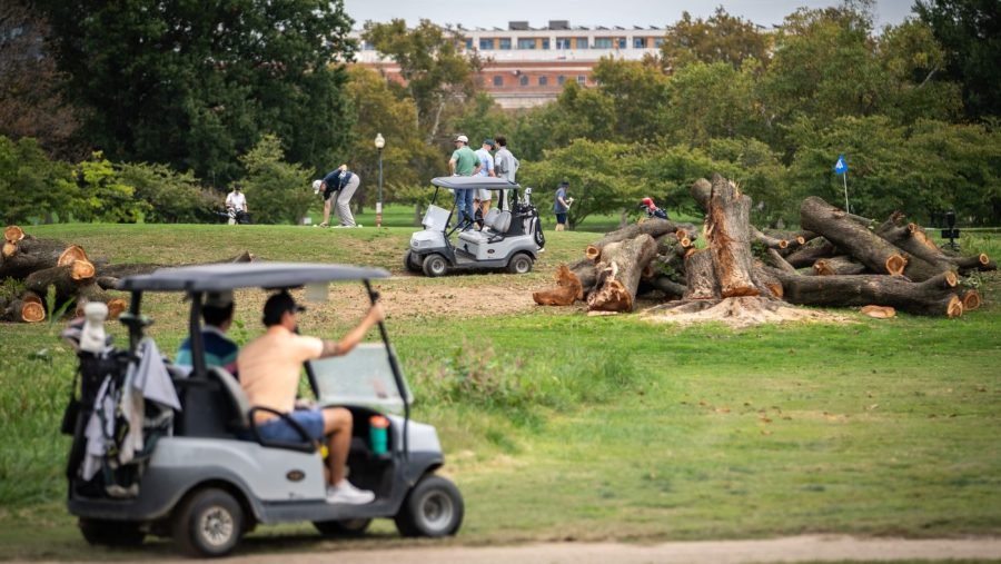 Bulldozed trees spike DC tensions: Inside Trump’s takeover of East Potomac Park