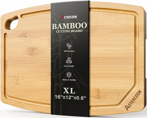 Astercook Large Bamboo Cutting Board only $7.49 shipped  (Reg. $25), plus more! {Prime Exclusive}