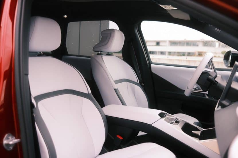 This BMW iX3’s Red-Over-White Spec Is Seriously Bold