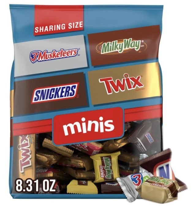 Mars Individually Wrapped Chocolate Candy Bars, 8.31 oz only $4.79 shipped!