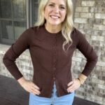 Women’s Cropped Button Up Cardigan only $16.79! 