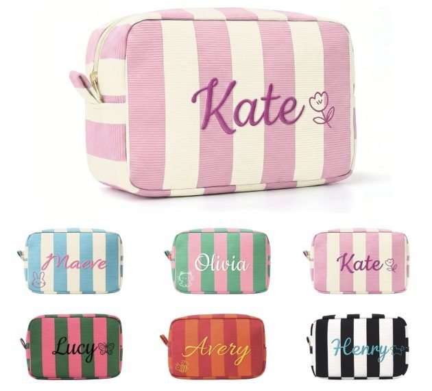 Custom Name Makeup Bag as low as $5.09!