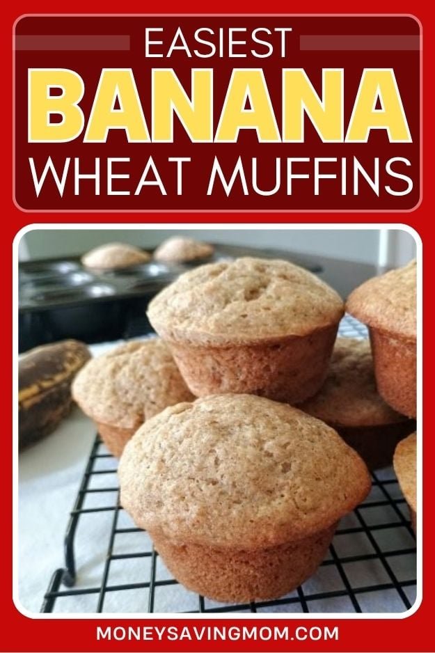 Easiest Whole Wheat Banana Muffins