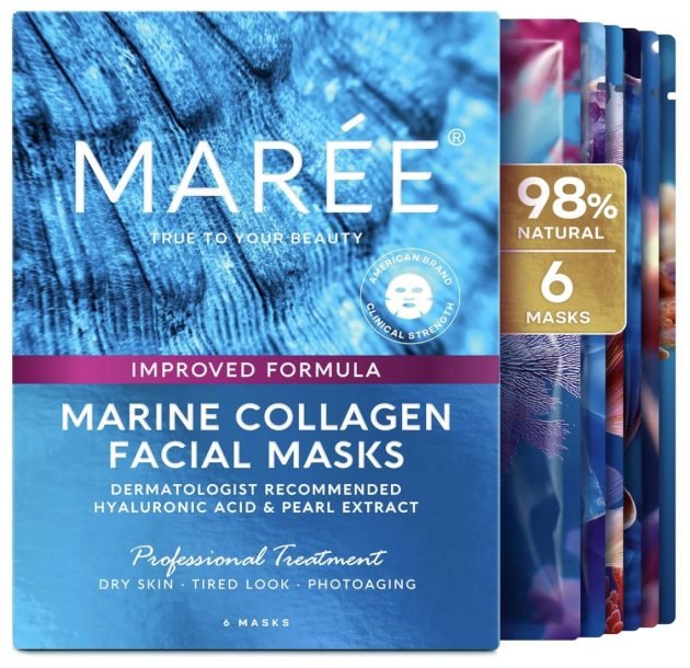 MAREE Collagen Face Masks, 6 count only $6.39 shipped! {Prime Day Deal}