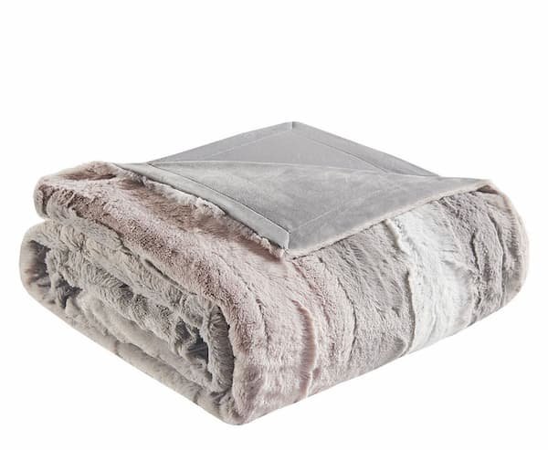 Madison Park Oversized Faux Fur Throw Blanket only $8.99 shipped!
