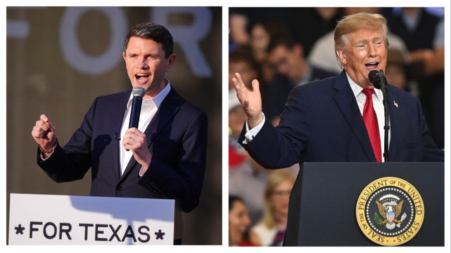 Trump and Talarico hold dueling Texas rallies