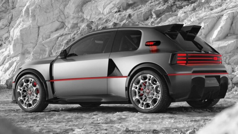 The Peugeot E-T16 Concept Is An Electrified Group B Rally Homage