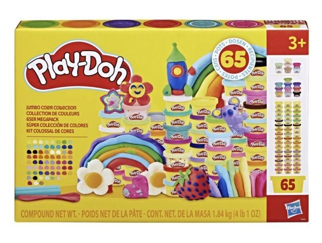 Play-Doh Jumbo Color Collection (65 count) only $10, plus more!
