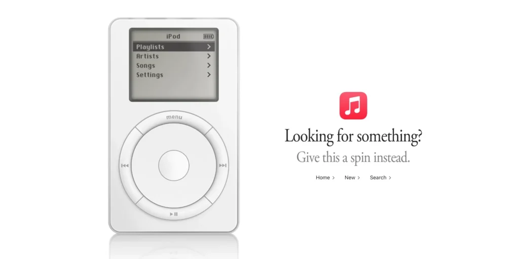 Apple Celebrates 25 Years of the iPod With a Hidden Easter Egg on Its Website