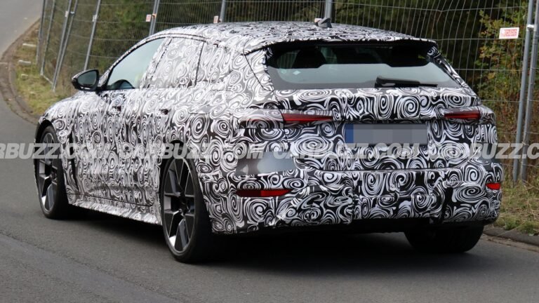 Audi's All-Electric M5 Touring Fighter Caught Sporting Bold Wheels