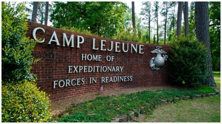 Trump ties Camp Lejeune toxic water settlements to GOP midterm results