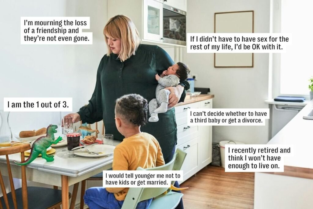 “I Would Tell Younger Me Not To Have Kids Or Get Married” & 45 Other Mom Confessions