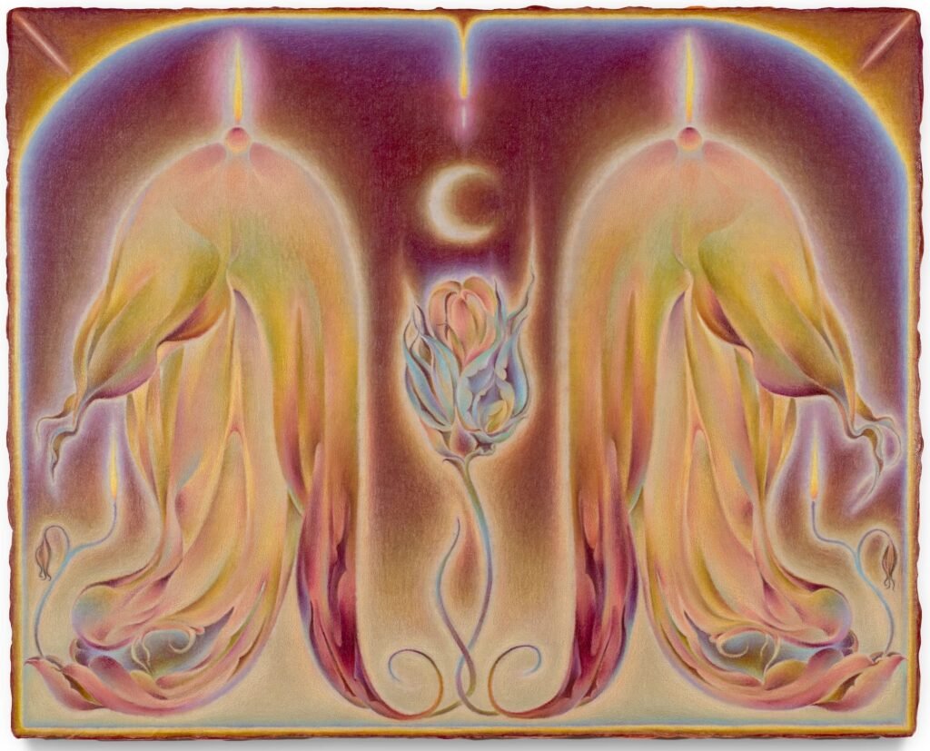 Symmetry Meets the Sacred in Shuling Guo’s Dreamy, Diffused Paintings