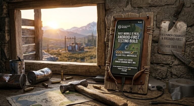 Rust Mobile is real, Facepunch-endorsed and Android-first. Here is everything that is actually confirmed