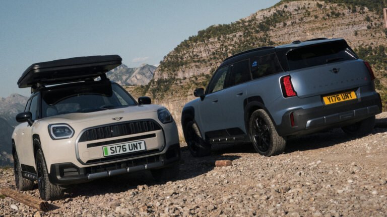 2027 Mini Countryman Untamed Goes Kinda Rugged With A Suspension Lift, Roof Tent And Camping Gear