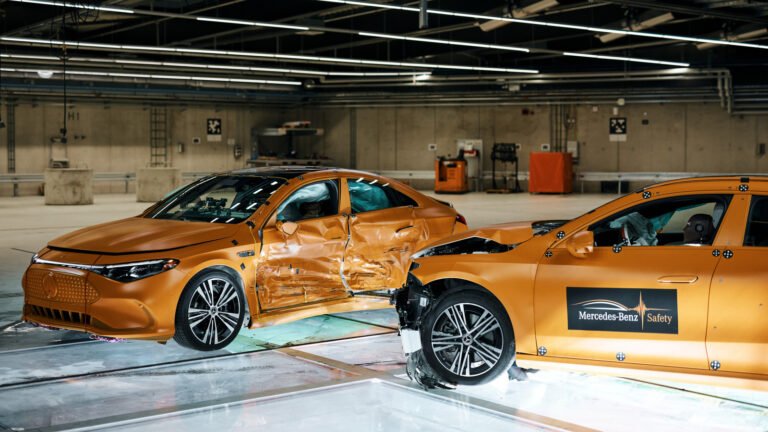 Mercedes Crashes Two CLAs To Demonstrate EV Safety