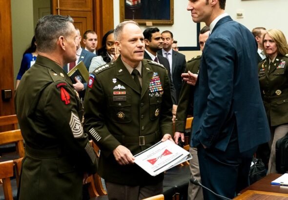 Top Army general reassures defense industry after Driscoll, George exits