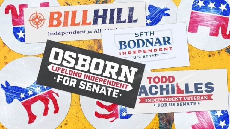 Independent candidates are making their independence their biggest brand asset