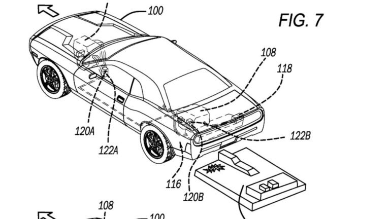 This Stellantis Patent Lets An EV Ditch Its Battery And Drive Away