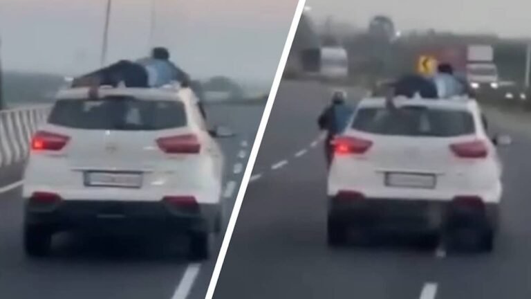 Hyundai SUV Leads Police on 25-Mile Chase With Officer on Roof