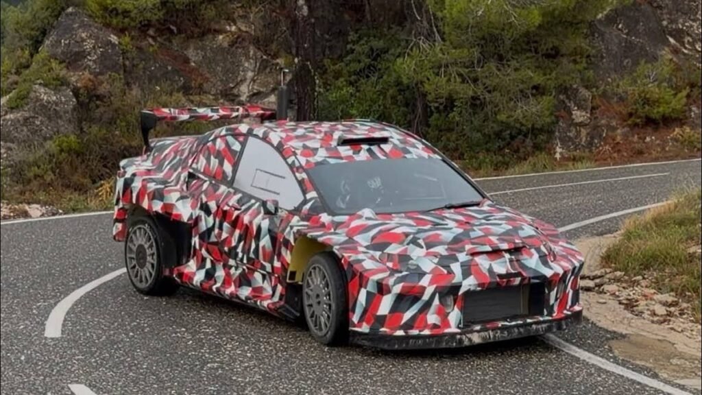 New Toyota Celica Takes Shape in Latest Rally Prototype Sighting
